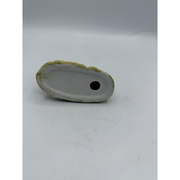 Adorable Vintage Sleeping Kitten On Grass With A Yellow Bow - Picture 2 of 7